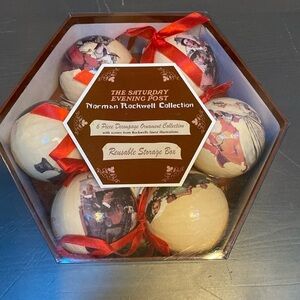 Vintage Norman Rockwelll ornaments